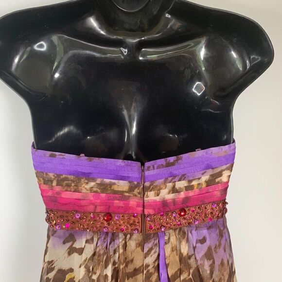 Dave & Johnny Strapless Maxi Dress - Picture 6 of 9